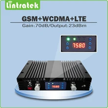 Tri Band 2G 3G 4G High Gain 70dB Mobile Signal Booster GSM900 UMTS 2100 LTE2600 Signal