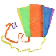 1 комплект Портативный Мягкий тканевый складной карманный Летающий воздушный змей игрушки с чехол для хранения детский спорт на открытом воздухе кемпинг забавные игры