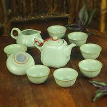 Чайный сервиз чайная чашка фиолетовый чайный чайник gongfu