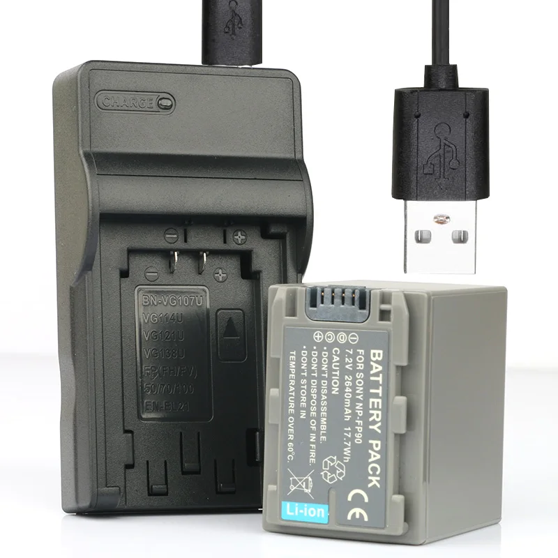 LANFULANG NP FP90 аккумуляторная батарея камера батареи и зарядное устройство для Sony DCR