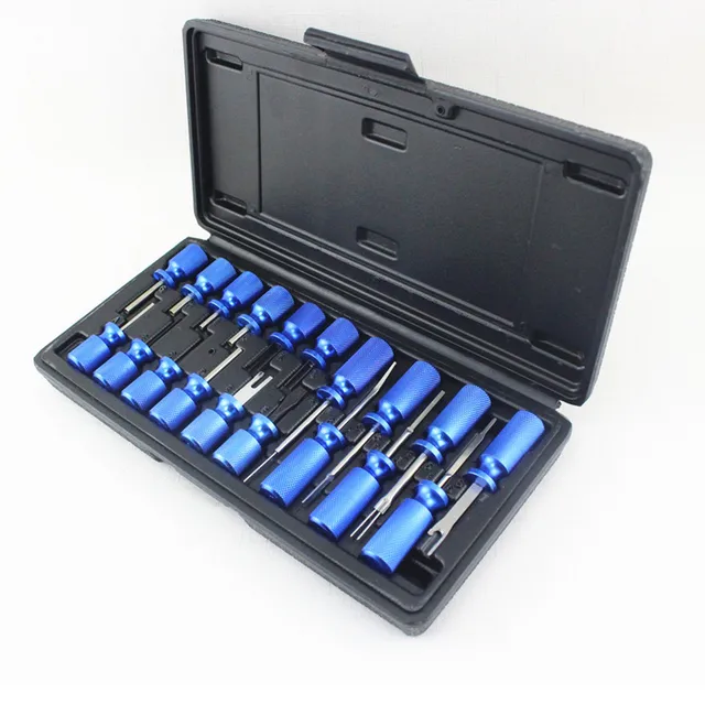 19 pcs set car electrical terminal release tool connector remover