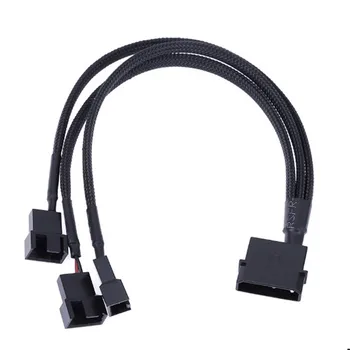 

Molex 4 Pin To 3 x 3/4-pin 5v12v Usb Sleeved Dual Fan Power Adapter Cable 30cm Aug16 Professional Factory Price Drop Shipping