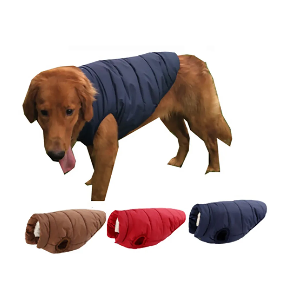 Large Size Dog Clothes for Big Dogs Golden Retriever Winter Pet Hoodie