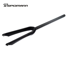 Ultra-small wheel bike fork carbon fiber forks V brake BMX fork 14 16 20 inch straight steering tube 28.6mm bicycle parts