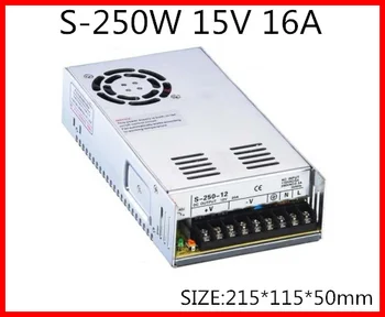 

S-250-15 250W 15V 16A Single Output Switching power supply for LED Strip light AC-DC