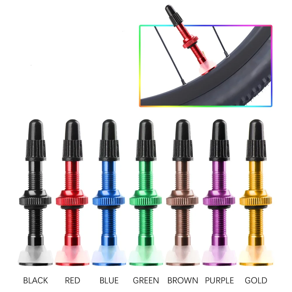 

40mm Ultra-light Bicycle Extender Valves For MTB Road Bike Tubeless Tyre Accessories Presta Valve core For Bicycle Repair Tool