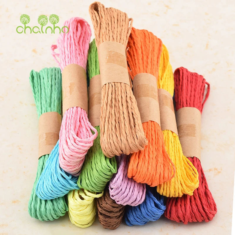 Chainho 120 м/лот бумажный веревочный материал витые Ротанговые шнуры для DIY ручная