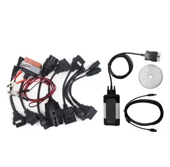 

Professional Auto Car Bluetooth TCS CDP Pro Plus new vci OBD2 Diagnostic Tool + 8Pcs Car Diagnostic Cables Set Drop Ship