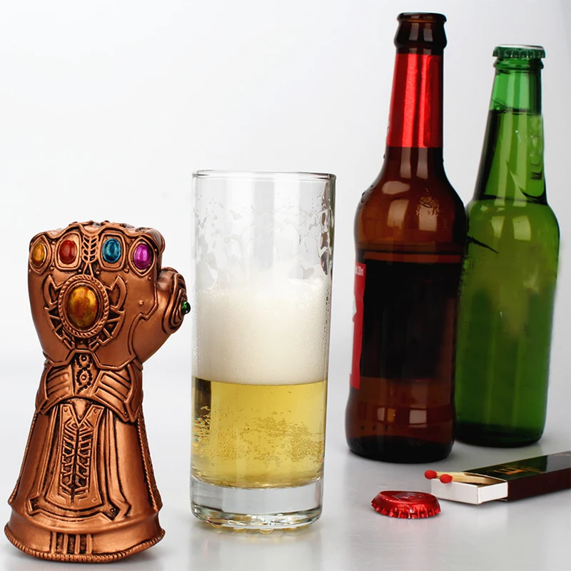 

Creative Infinity Thanos Gauntlet Glove Beer Bottle Fist Opener Fashionable Useful Gauntlets Soda Glass Cap Remover Tool Gifts