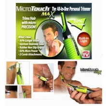 Микро точность бровей Триммер для носа, ушей Триммер для удаления волос Электрический встроенный светодиодный свет уход за лицом тример 100 шт