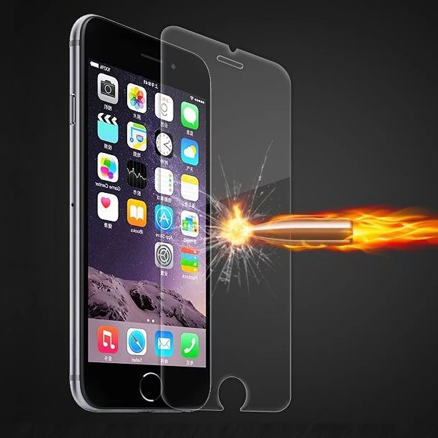 Тонкий защитный чехол из закаленного стекла для iphone 7 plus 2 шт./лот прозрачный 4