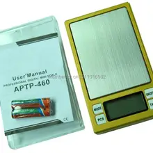 APTP460 0,1 г-1000 г точные цифровые ювелирные весы ЖК-дисплей подсветки Взвешивание ювелирных изделий Баланс золота карат