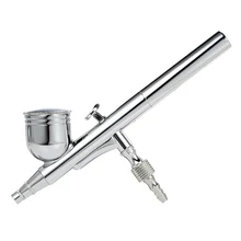 Аэрограф Двойного Действия гравитационная подача краски пистолет аэрографо для искусства Татуировка-картина Маникюр Спрей модель воздушная щетка инструмент для ногтей