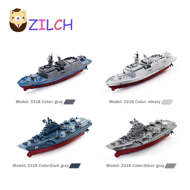 

New Arrival 2.4GHZ Waterproof Aircraft Carrier Remote Control Charging Simulation Electric Summer Play Water Children Toy