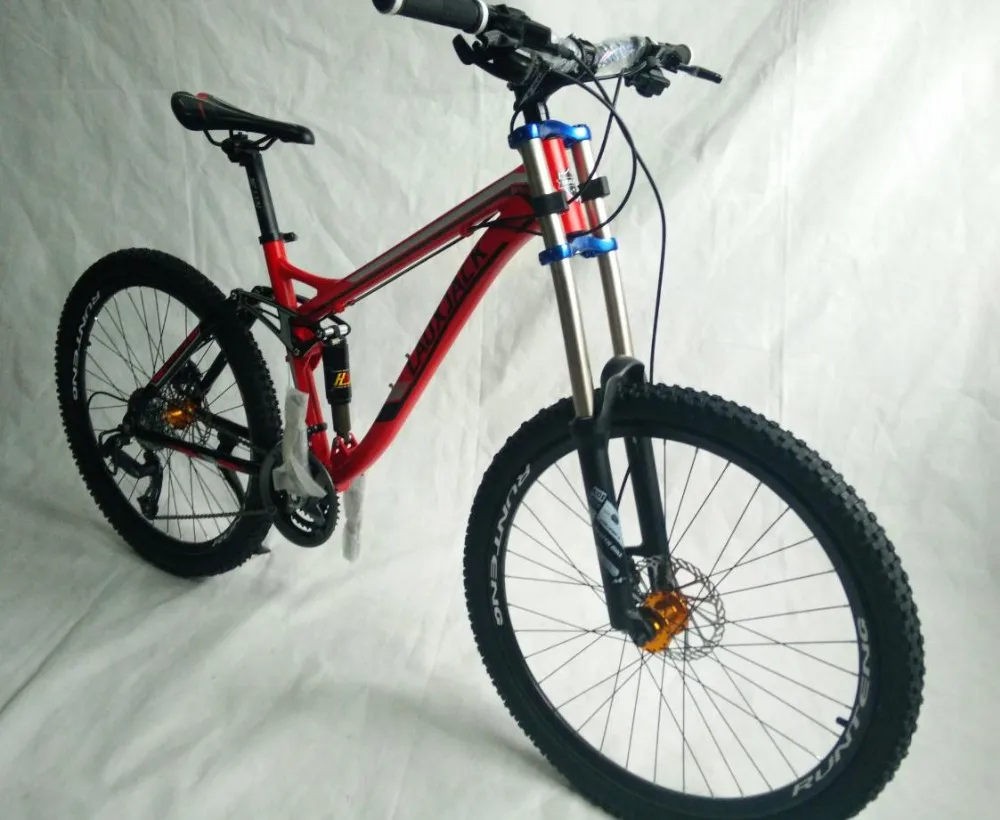 Full suspension  AM/XC    Hydraulic brakes  new cycling bicicleta mountain bike  21/24/27/30 speed  26*17inch  mountain bicycle