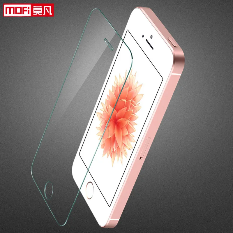 Для apple iPhone 5S, стекло для iPhone 5S, защита экрана 2.5D mofi 9 H, полное стекло для iPhone SE, защита стекла, прозрачная, анти-синяя