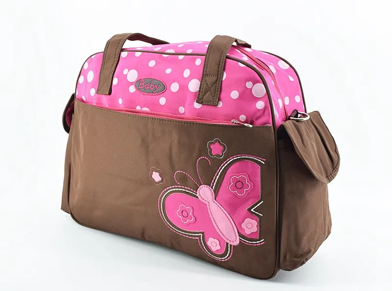 CROAL CHERIE 411730cm Tote Nappy Bag Organizer Butterfly Style Baby Care Bag For Stroller Diaper Bags With Diaper pad  (7)