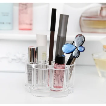Ceny Little Strage Box Organizator Na Przybory Do Makijażu Biurko Przezroczysty Akrylowy Organizer Na Pomadki Biżuteria Kosmetyki Mały Pojemnik Przenośny