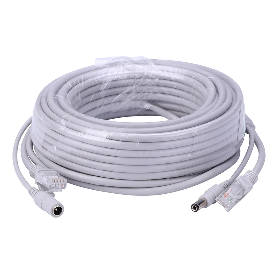 Hamrolte 5 м/10 м/20 м/30 м дополнительно 2 1 мм/5 мм разъем RJ45 + удлинитель питания