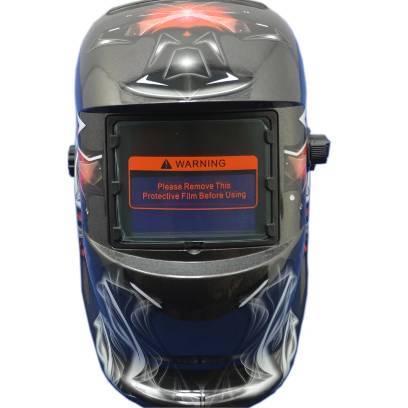 Красный цвет сварочный механизм электронный пользовательский авто затемнение сварочный шлем маска TRQ-HD36-2233FF-BG