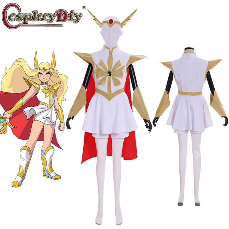 Косплей diy She-Ra: принцесса силы Косплей She Ra женский костюм детские костюмы для Хэллоуина полный наряд индивидуальный заказ