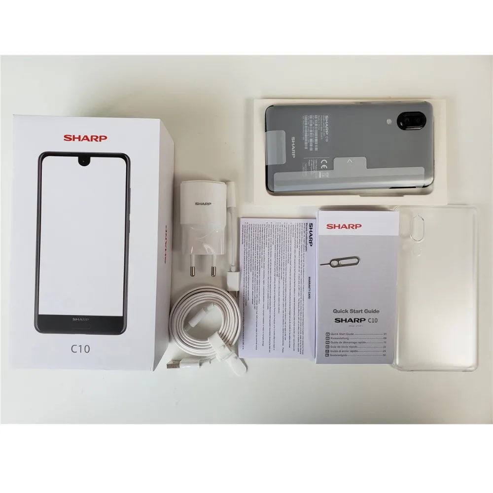 SHARP AQUOS C10 S2 смартфон с восьмиядерным процессором Snapdragon 630 ОЗУ 4 Гб ПЗУ 64 ГБ 12 Мп 2700
