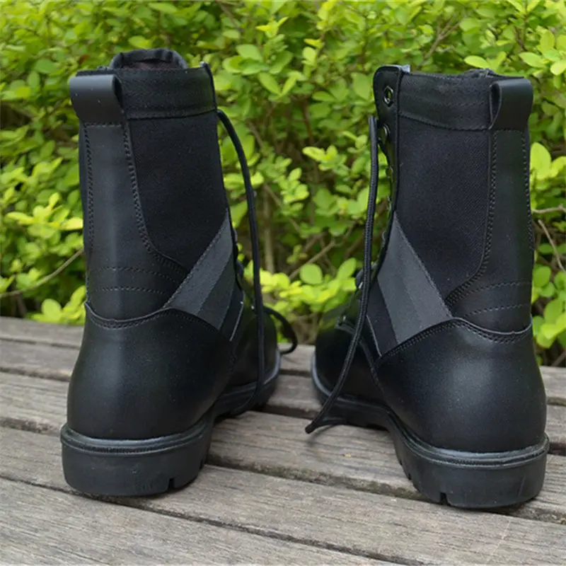 Montagne Hiver Air Pour À Mxz8309011 Plein Cuir Véritable Bottes Hommes Résistant Boot Tactique Militaire Noir En L'usure wcPER0c7q
