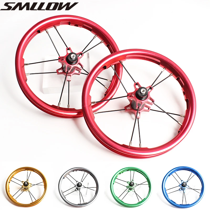 Kids Balance Bike Colorful Aluminum Alloy Wheelset 12inches 85 95MM children