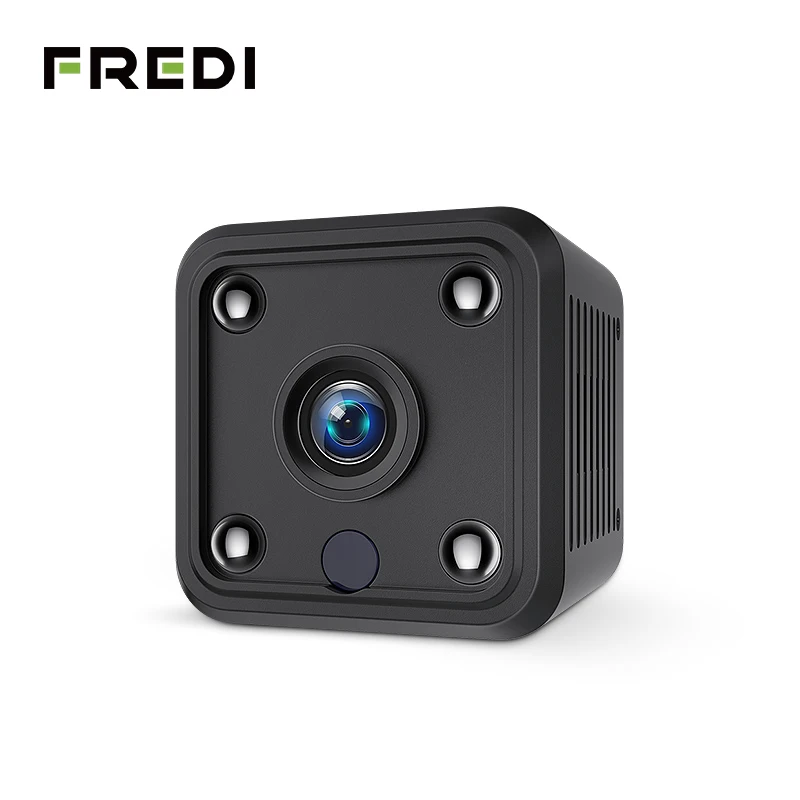 

FREDI 720P IP Camera Mini Wireless WiFi Security Camera Built-in Battery Night Vision Motion Detection Surveillance CCTV Camera