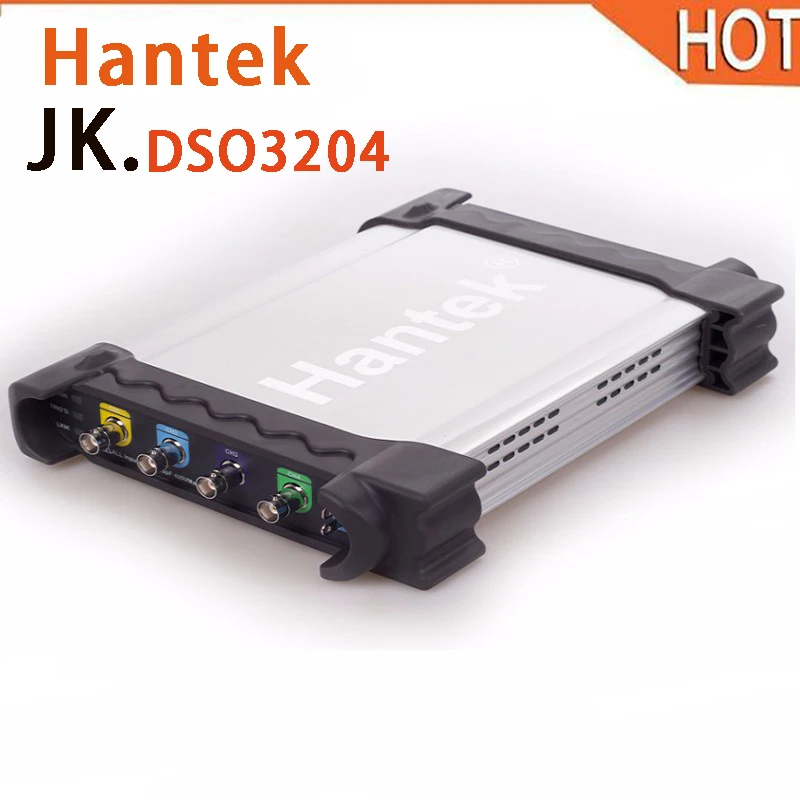 

2018 hot Hantek DSO3204 PC USB Digital Oscilloscope 4 Analog Channels 200MHz 1GSa/s USB 2.0 Interface Digital Bandwidth