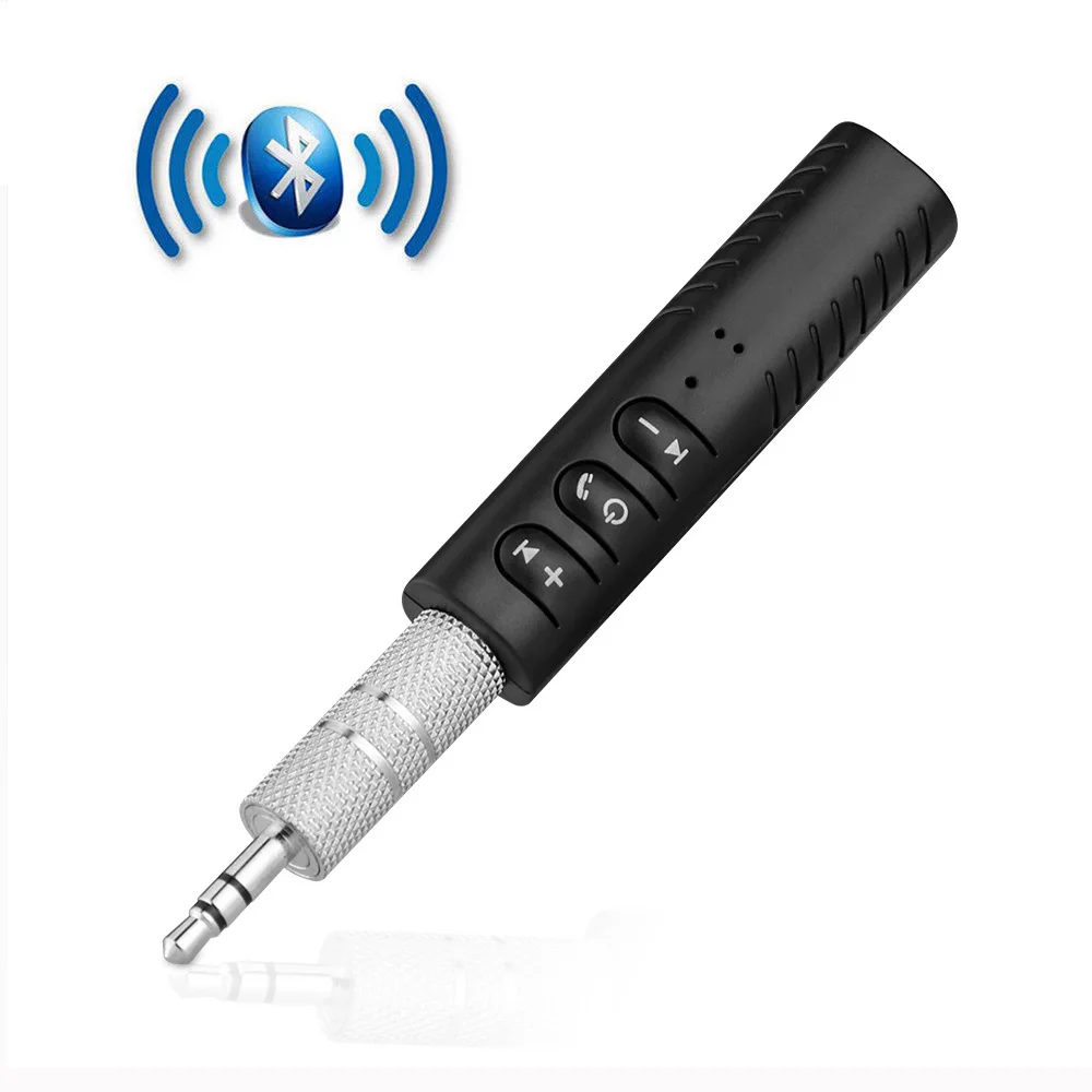

3.5mm Wireless Bluetooth Aux Audio Receiver Car Kit Handsfree Hands free Receiver Converter Adapter for Headphone Speaker