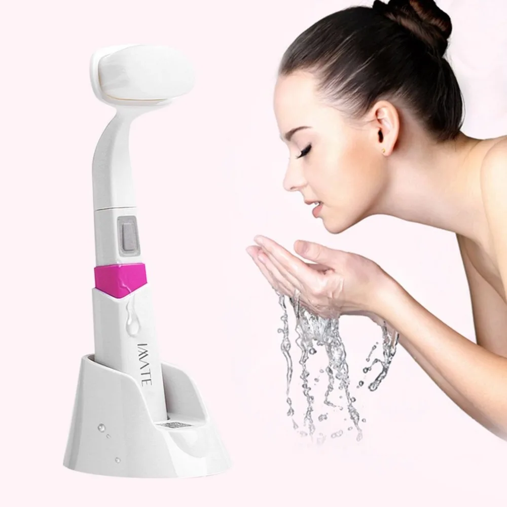 Sonic Wave Facial Cleanser Kit Set Cleansing Brush Electric Beauty Instrument Dirt Remover