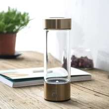 SYNTEAM Portable 400ml Hydrogen Water Bottle Cup BPA Free Healthy Hydrogen Rich Water Ionizer