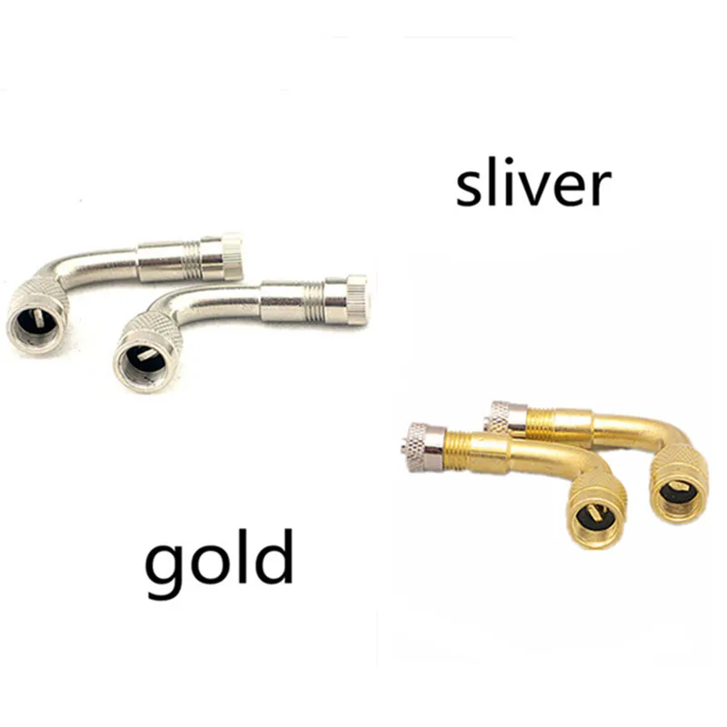 

MOTORCYCLE MOTORBIKE tire TYRE VALVE EXTENSION ADAPTOR 90 DEGREE ANGLE CAR BIKE X2