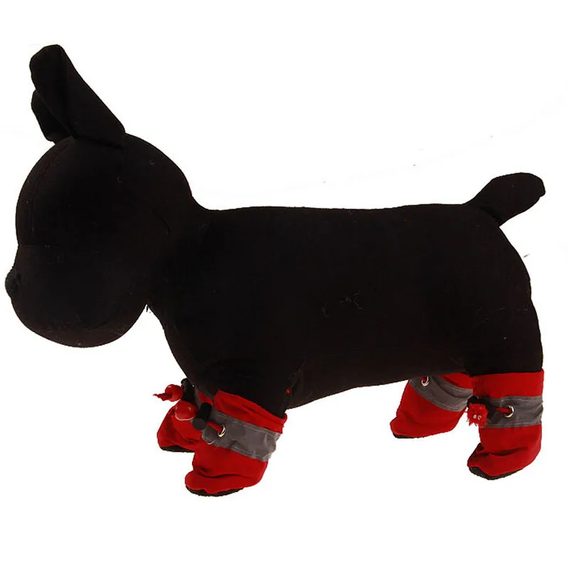Pet Dog Boots Indoor Paw Protector Pet Boots Soft Sole Anti-Slip Dog Shoes For Small Medium and Large Dogs 4 Pcs8