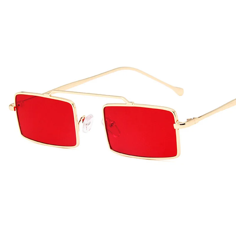 

2019 New Fashion Vintage luxuriou Sunglasses Women Rectangle Glasses Brand Designer Small Shades Women Sunglasses UV400