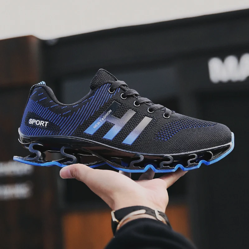 

Hot Running Shoes Jogging Sneaker Blade Soles Comfortable Non-slip Size 39-46 Brand New Red Blue Free Run Sport Shoes for men