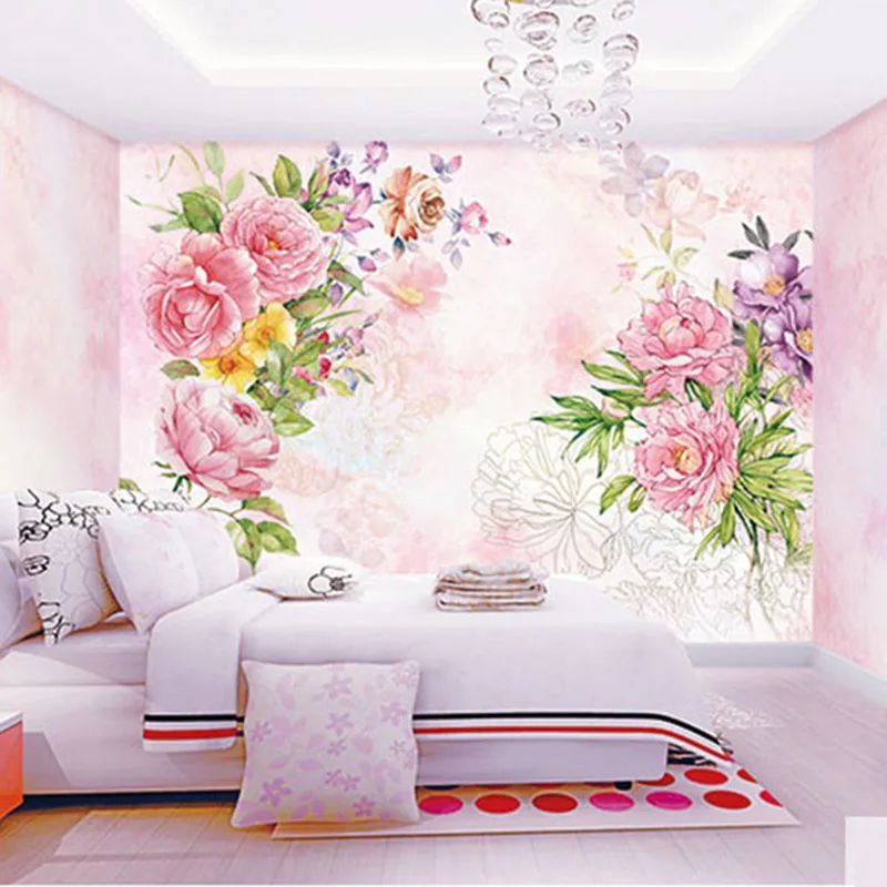 

Custom DIY Fabric & Textile Wallcoverings For Walls NO Smell Jacquard Linen For Living Room Wallpaper Wallpaper Flower 2017 New