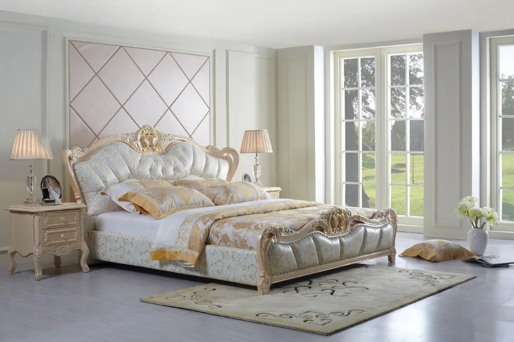 

2016 Time-limited Sale No Antique Muebles Para Casa Folding Bed Free Shipping 180*200cm King Size Soft Bed With Wardrobe