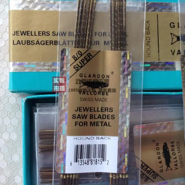 

8/0 JEWELERS SAW BLADES,GLARDON VALLORBE SAWBLADES FOR JEWELRY MAKING TOOL&JEWELRY TOOL