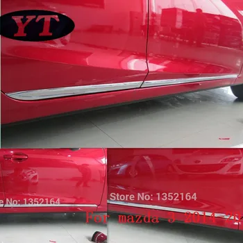 

Auto side door moulding trim for mazda 3 sedan 2014 2015, abs chrome,Type A