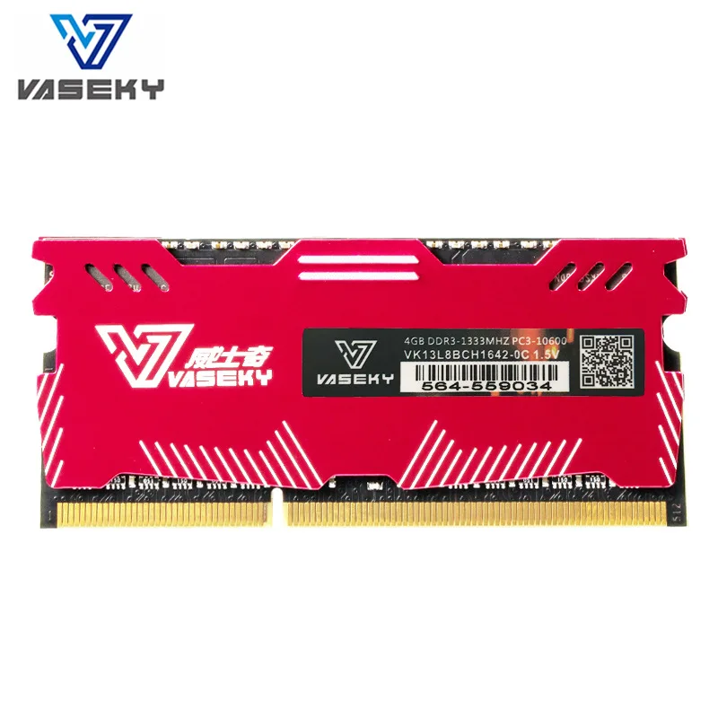 

Vaseky RAM DDR4 DDR3 4GB 8GB 1600MHz 2133MHz 2400MHz Memory Laptop Notebook PC3 PC4