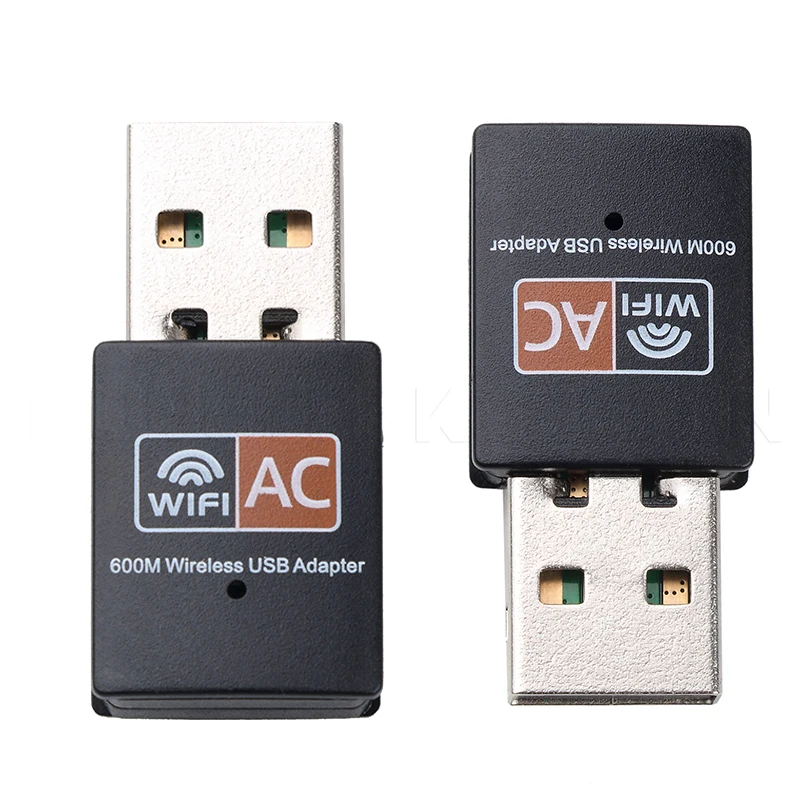 Kebidu USB Wifi адаптер 600 Мбит/с 2,4 ГГц + 5 ГГц Двухдиапазонная Беспроводная wi-fi-антенна сетевая карта USB для Windows XP/Vista/7/8/8,1/10 Mac