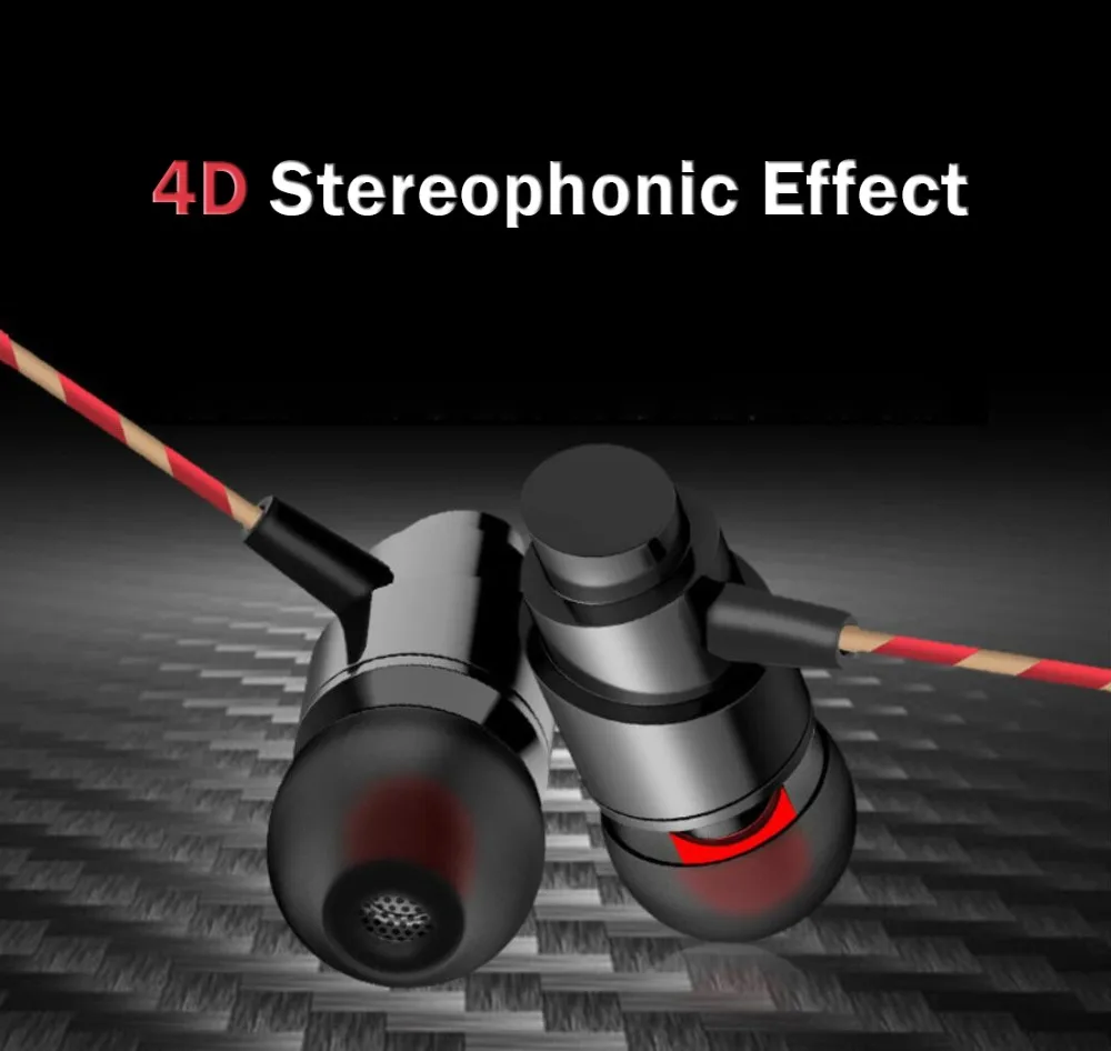 HiFi бас наушники стерео С микрофоном Спорт бег для iPhone Xiaomi huawei 3 5 мм разъем