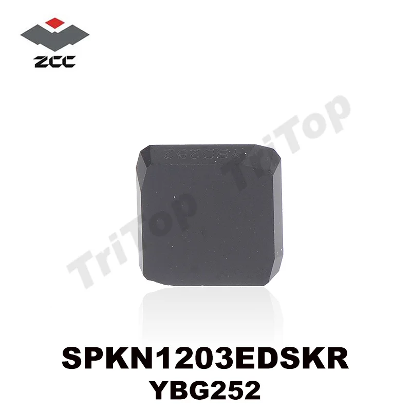 

ZCCCT Lathe Cutting Tool SPKN plate tungsten carbide CNC Milling insert plate YBD252 SPKN1203EDSKR CNC MILLING TOOL SPKN1203