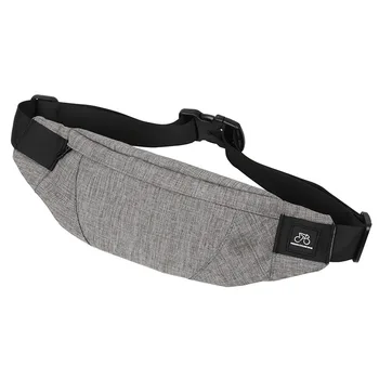 

Nylon Waist running bag Unisex Pocket women's outdoor multi-function chest bag men's casual sports fitness fashion Messenger bag