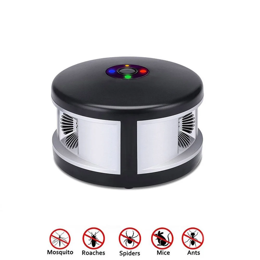 

AC220V US Plug Ultrasonic Mouse Mosquitoes Pest Control Repellent with Anion Air Purification 360 Degree Rotate TB Sale