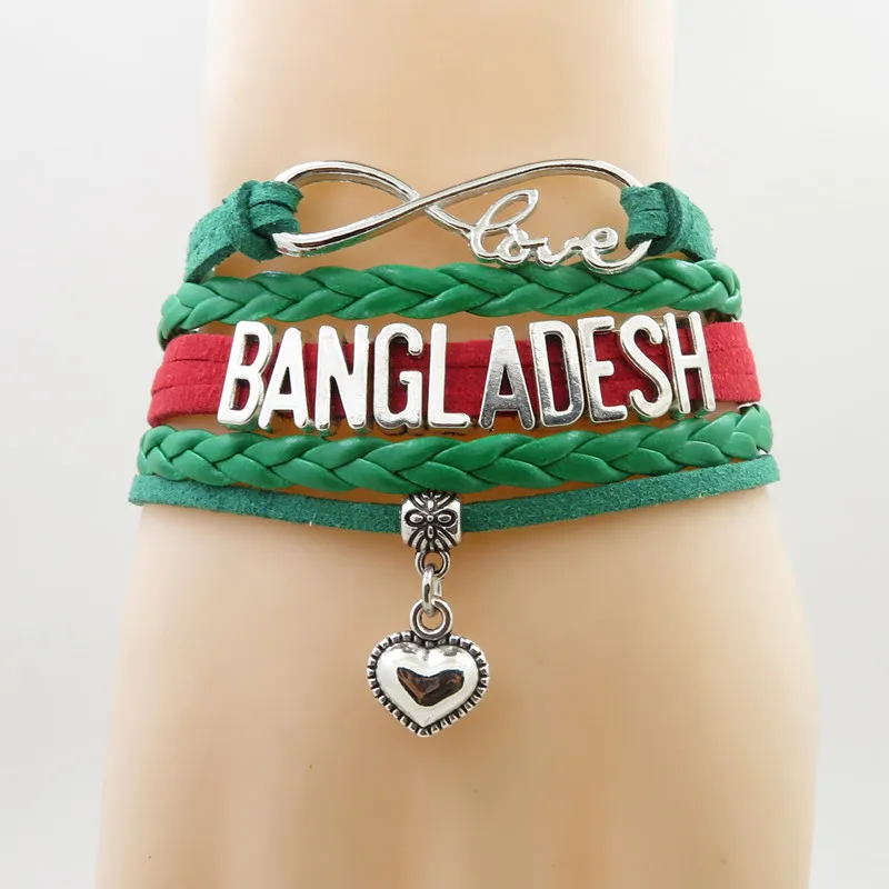 Infinity Love Bangladesh Bracelet Fashion Suede Bracelets JewelryChain