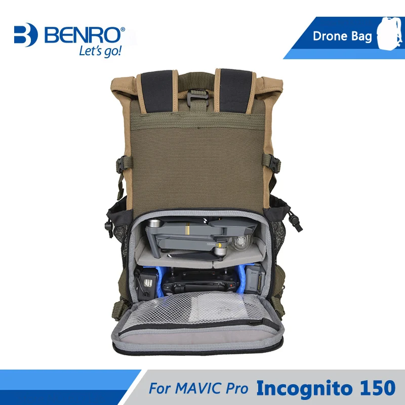 Benro Incognito 150 Drone Камера сумка для MAVIC Pro нейлоновая Водонепроницаемая Сумка Чехол DHL