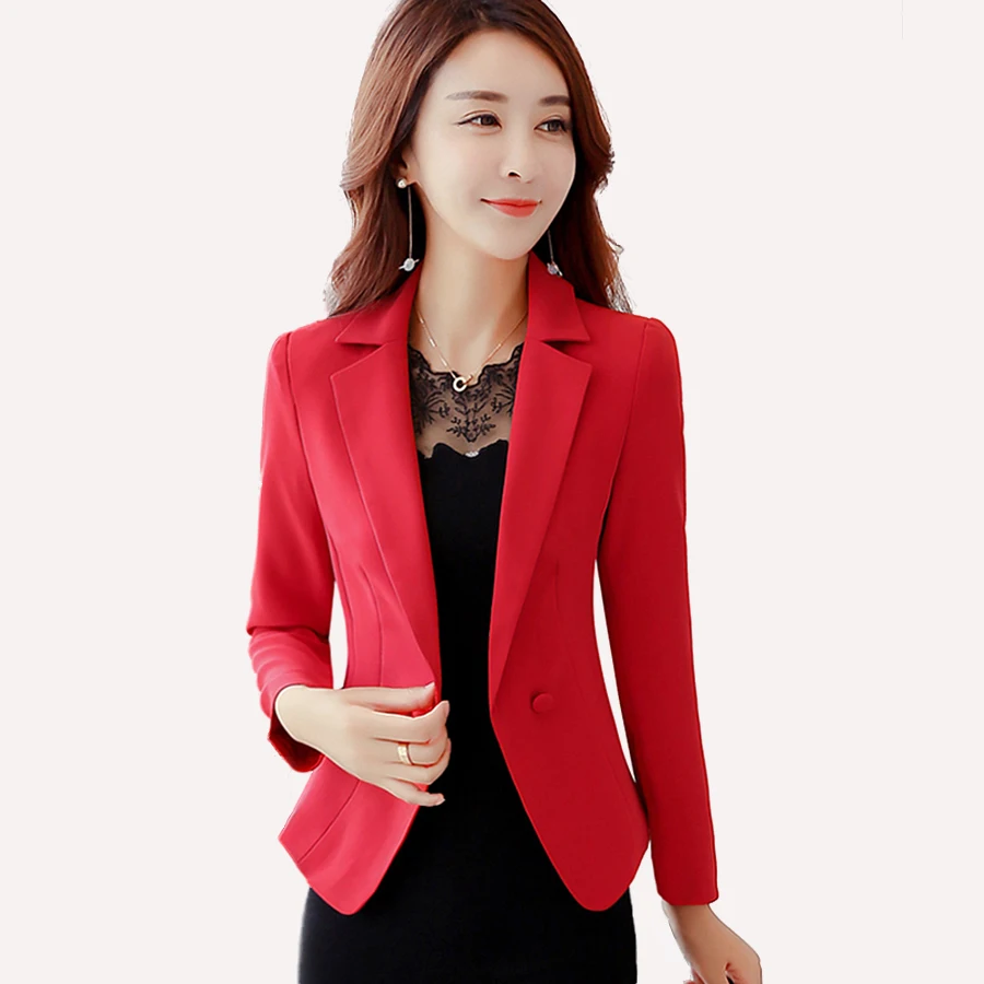 red blazer female